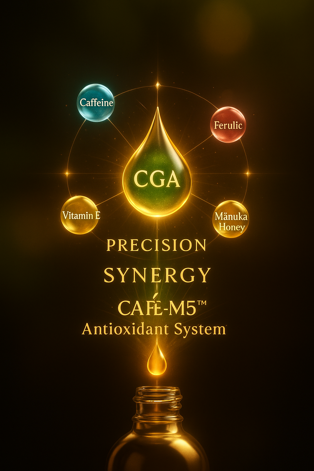 Green Coffee's Antioxidant and CGA properties delivered with the CAFE-M5 system